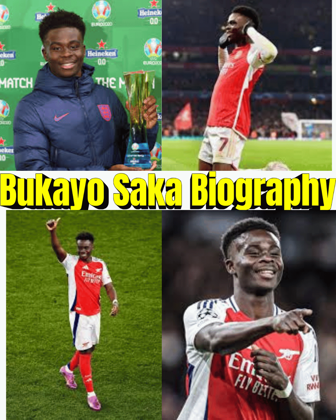 Bukayo Saka Biography: Age, Stats, Salary, Girlfriend & 20 Inspiring Facts About the Arsenal Star