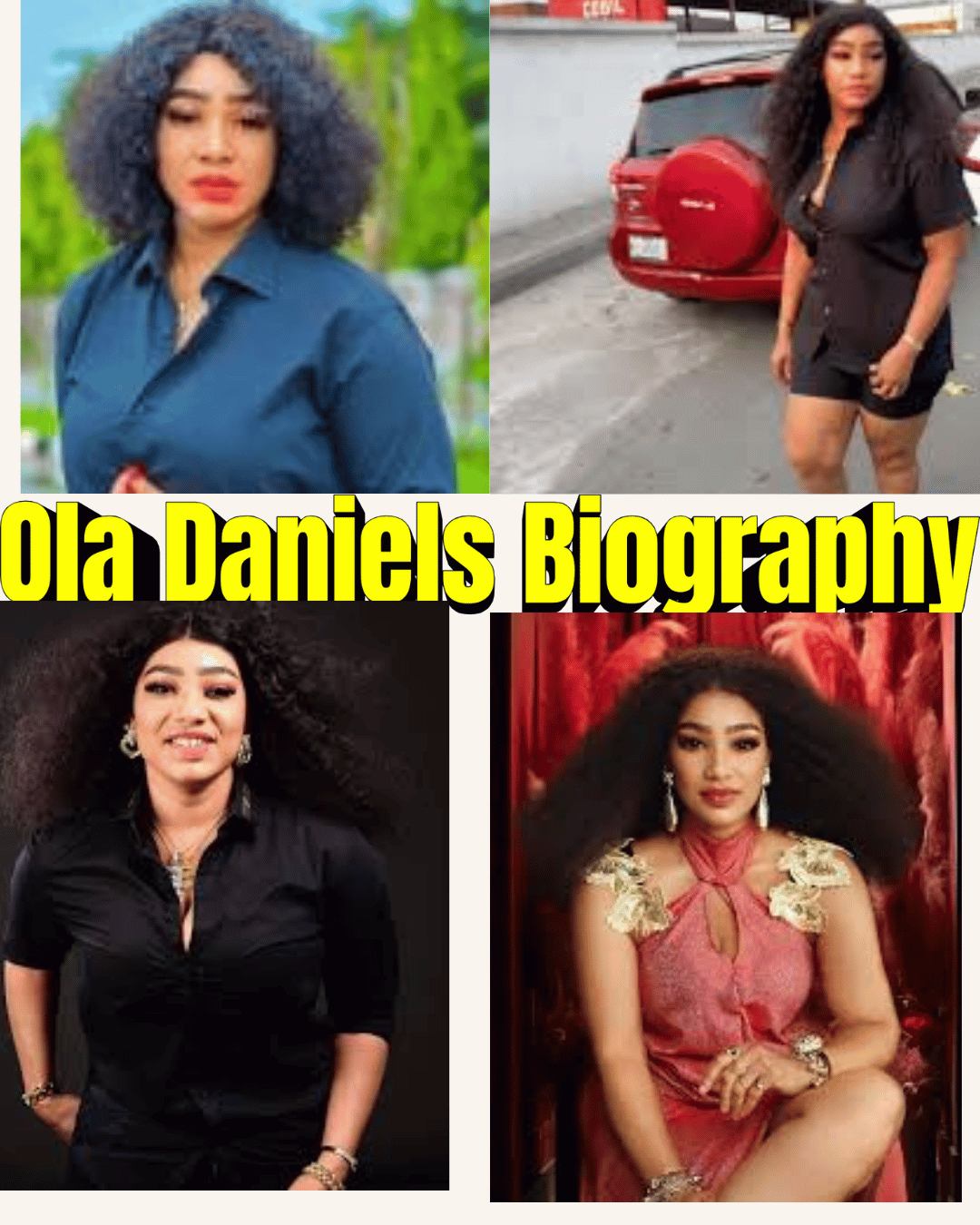 Ola Daniels Biography – Actress, Gospel Singer, Producer & Former LG Chairperson